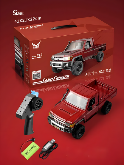 Toyota LC79 2.4G All Terrain RC 4x4 Rock Crawler Pickup - Red Pearl