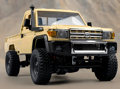 Toyota LC79 2.4G All Terrain RC 4x4 Rock Crawler Pickup - Desert Yellow