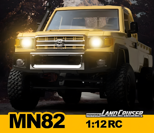 Toyota LC79 2.4G All Terrain RC 4x4 Rock Crawler Pickup - Desert Yellow