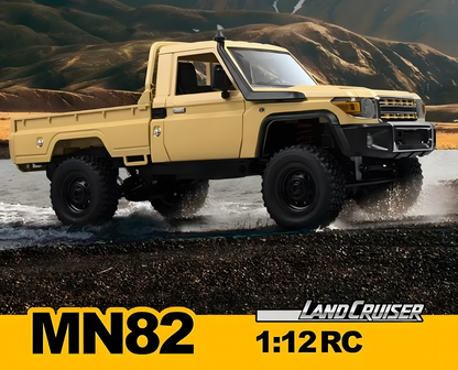 Toyota LC79 2.4G All Terrain RC 4x4 Rock Crawler Pickup - Desert Yellow