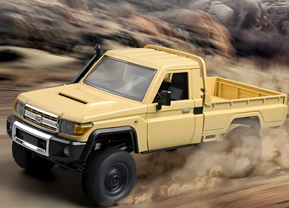 Toyota LC79 2.4G All Terrain RC 4x4 Rock Crawler Pickup - Desert Yellow